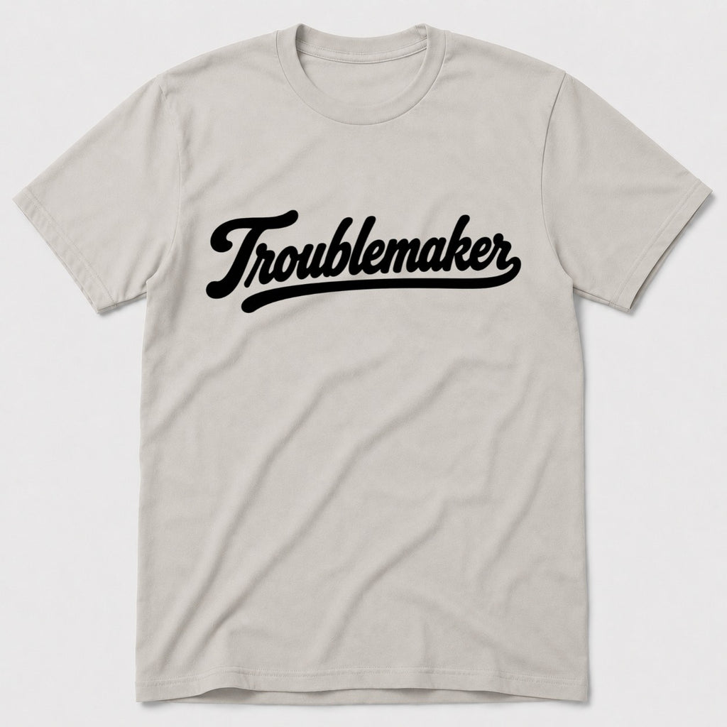 Troublemaker T-Shirt - Ice Grey