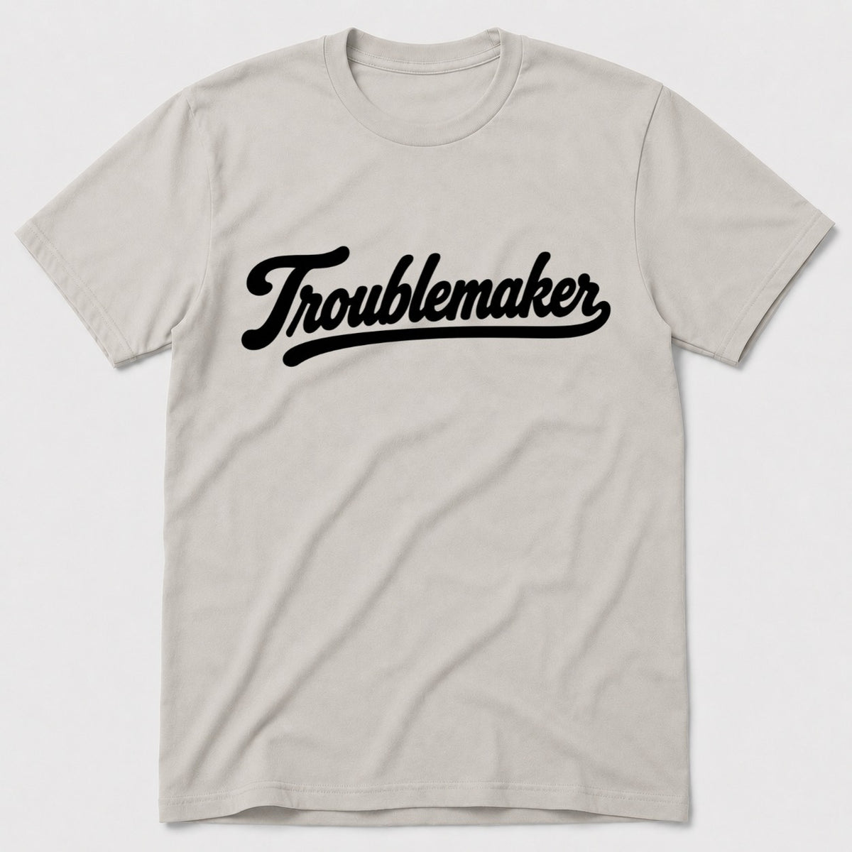 Troublemaker T-Shirt - Ice Grey