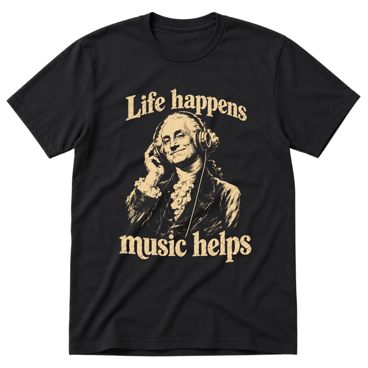 Washington Music T-Shirt - Black