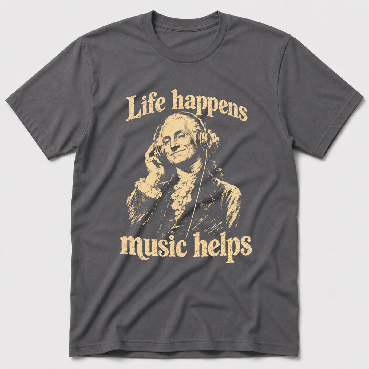 Washington Music T-Shirt - Charcoal