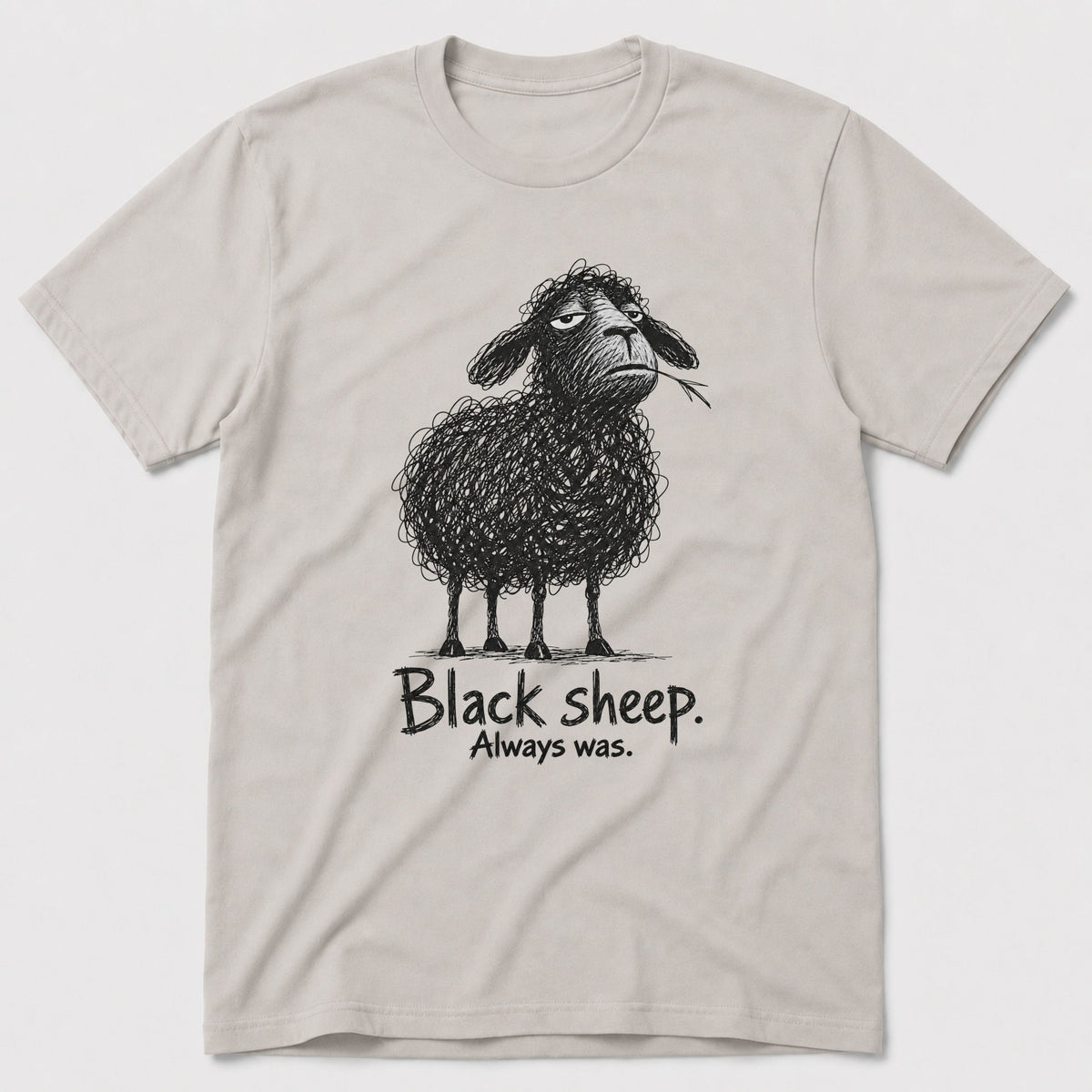 Black Sheep T-Shirt - Ice Grey
