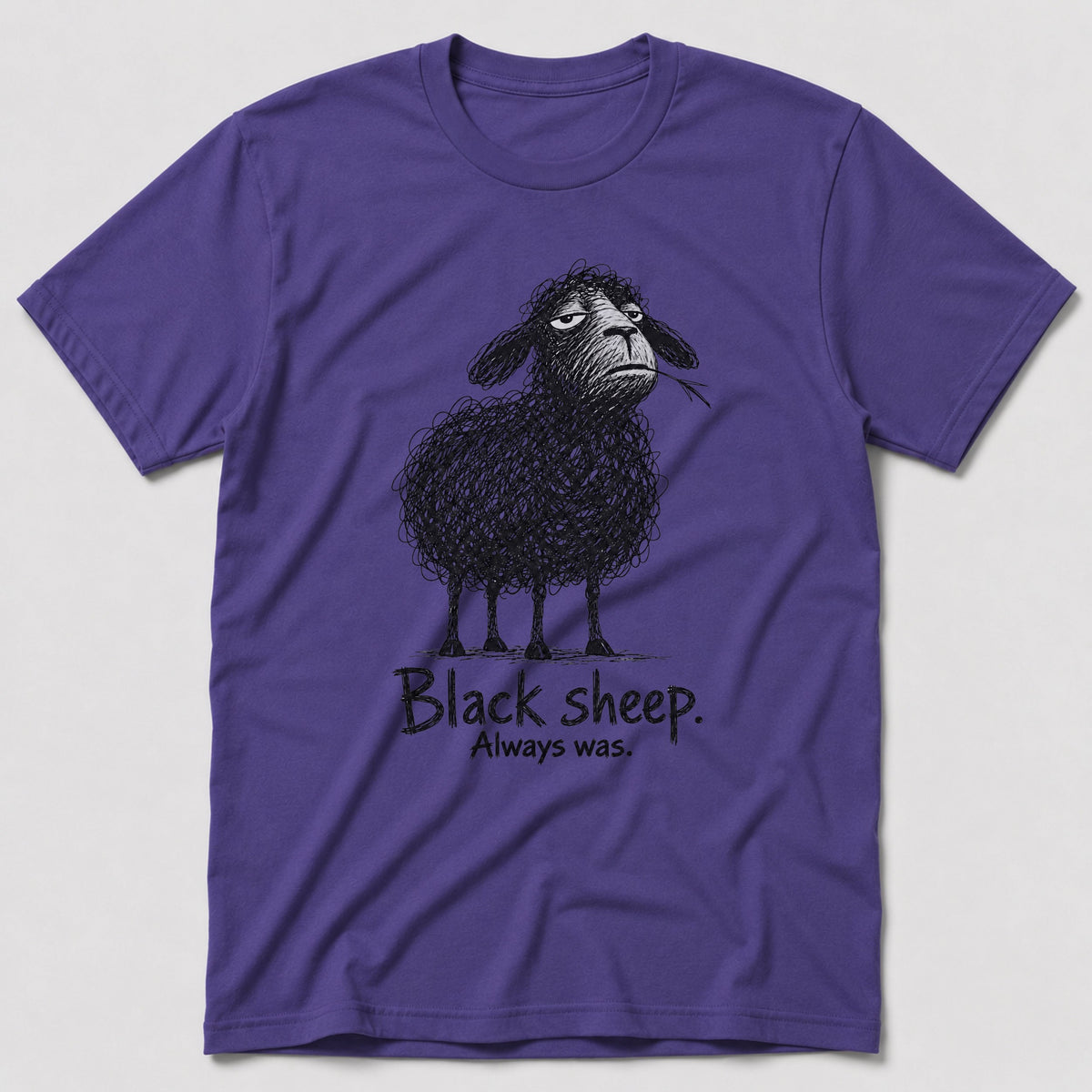Black Sheep T-Shirt - Purple