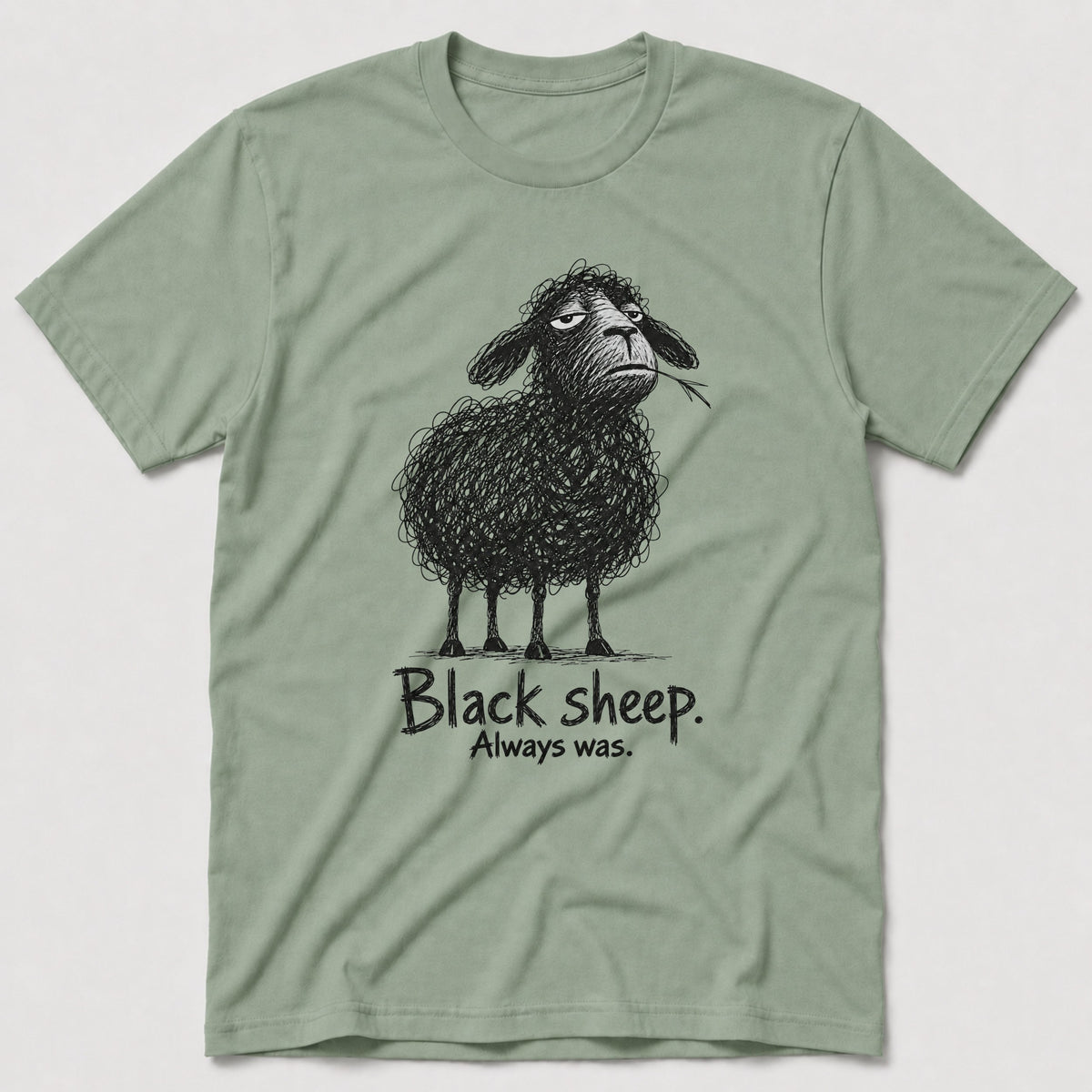 Black Sheep T-Shirt - Sage